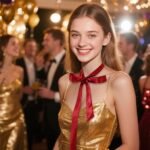 Bow Tie for Women Girls Self Tie Satin Ribbon Bow Ties Bowties Long Necktie for School Uniforms Cosplay Wedding Party - Image 2